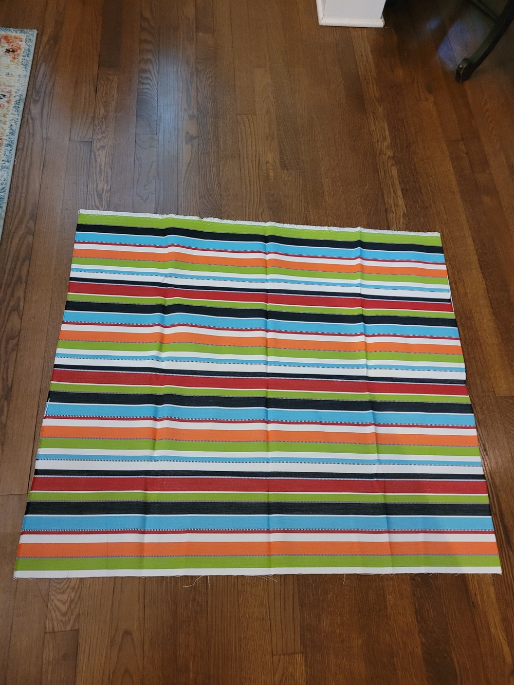 Sunbrella Carousel Stripe Fabric Panel